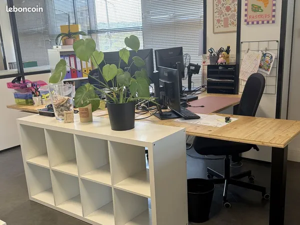Bureau meublé 15 m² tout inclus fibre - Mouen A84