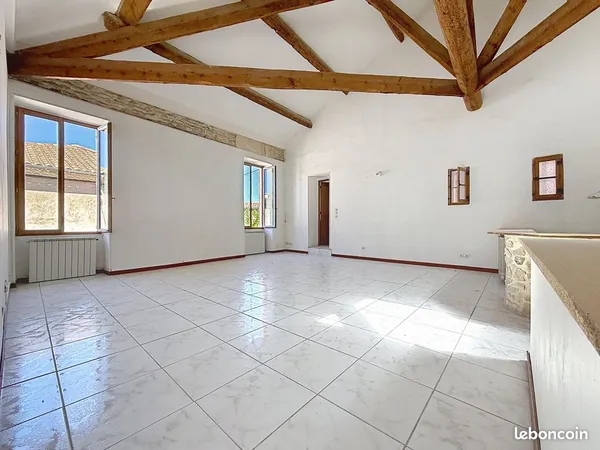 Rare à Nîmes centre : maison ancienne pierre et belle charpente + 60 m² de local professionnel