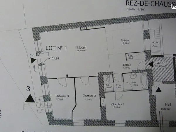 Grand T4 rdc