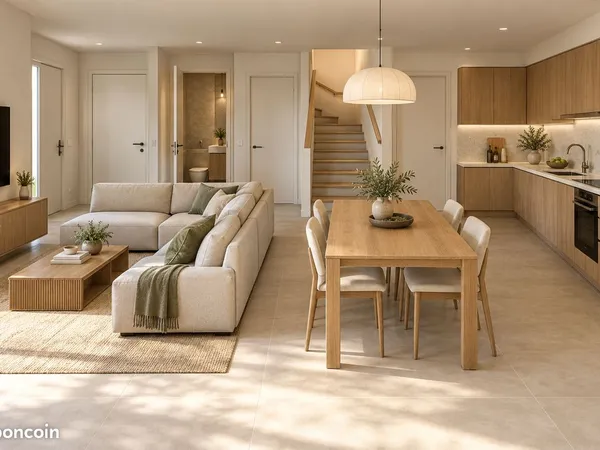Duplex neuf 104,99 m² - 3 chambres + terrasse + parking + box - Hirtzfelden