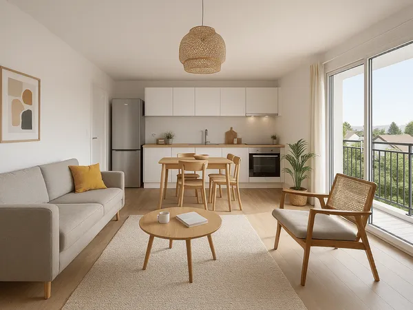 Appartement 3 pièces 64 m²