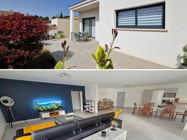 Villa Calme et moderne de 110m² sur un terrain de 400m² Calme sur Narbonne - Crabit