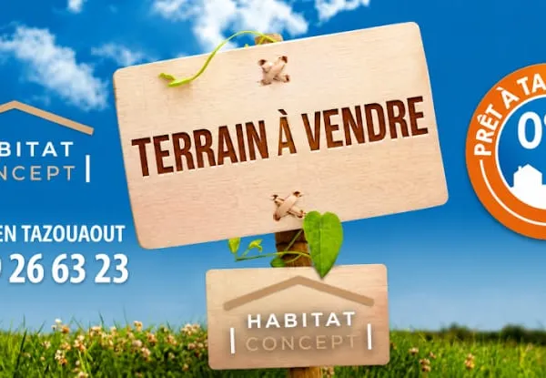 Terrain 500 m²