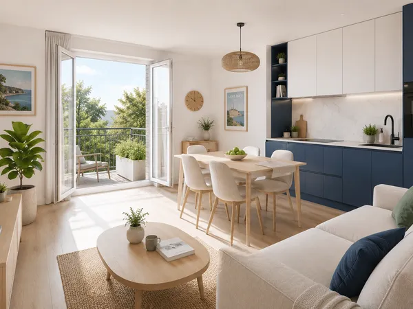 Appartement 2 pièces 44 m²