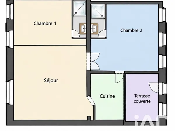 Appartement 4 pièces 80 m²