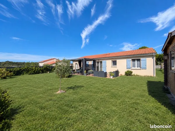 Maison T4 plain-pied avec jardin