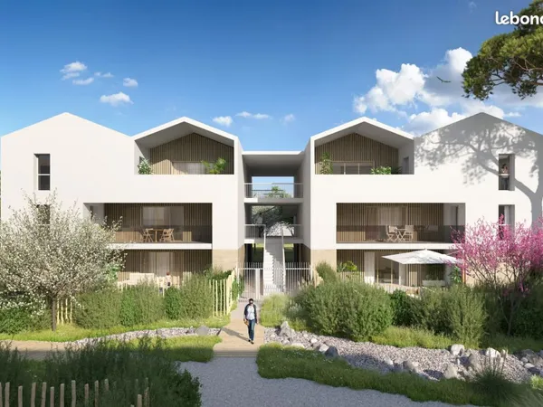 P3 Neuf en RDC avec loggia + jardin + 1 place de parking