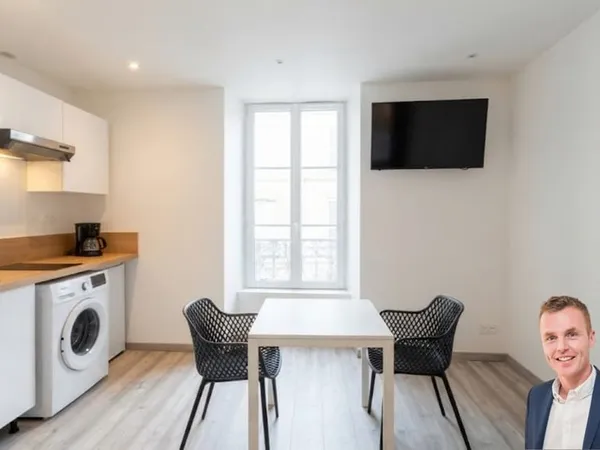 QUIMPER (29) - Centre-ville- Studio meublé de 22 m² habitable