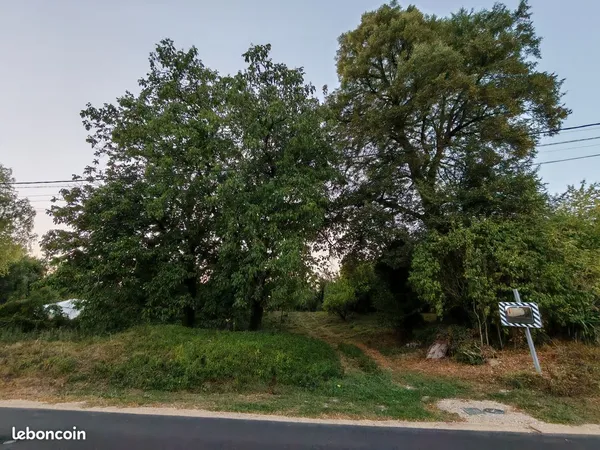 Terrain constructible avec projet