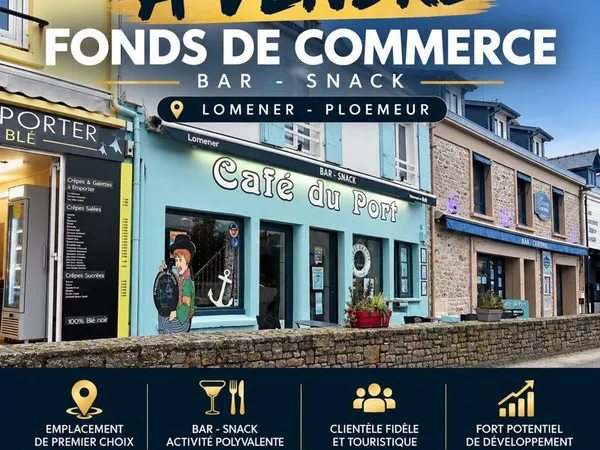 Fonds de commerce Bar-Snack - Bord de mer - Lomener / Ploemeur