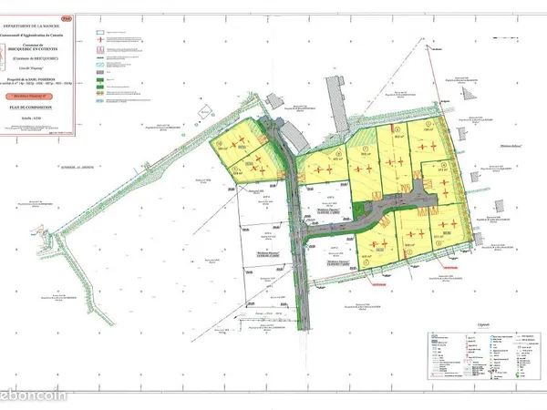 Terrain 803 m² Bricquebec En Cotentin