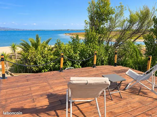 Le Barcarès - Maison au bord de l'étang, jardin privé, piscine et vue exceptionnelle