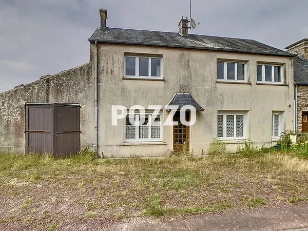 Maison - 4 pièces - Créances - 3 chambres - Garage - terrain de 553 m2 Plage à 1,5 Km