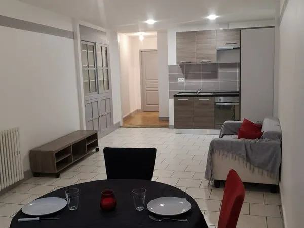T2 de 51m2 meublé avec terrasse à 4 min à pied du centre