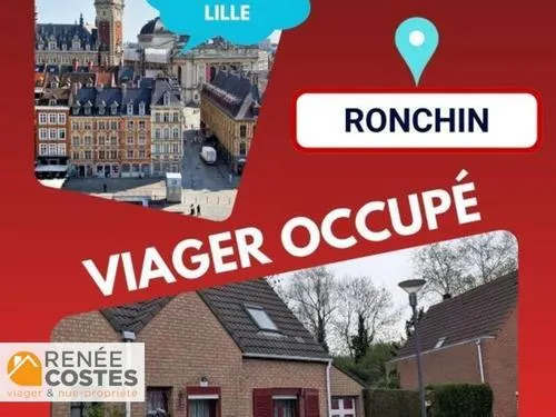 Viager occupé - F80-H90 ans - RONCHIN (59790)