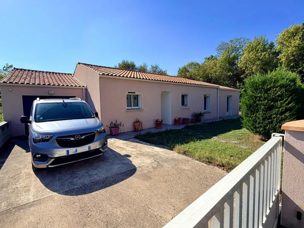 Maison de plain-pied de 125 m² avec jardin sans vis-à-vis