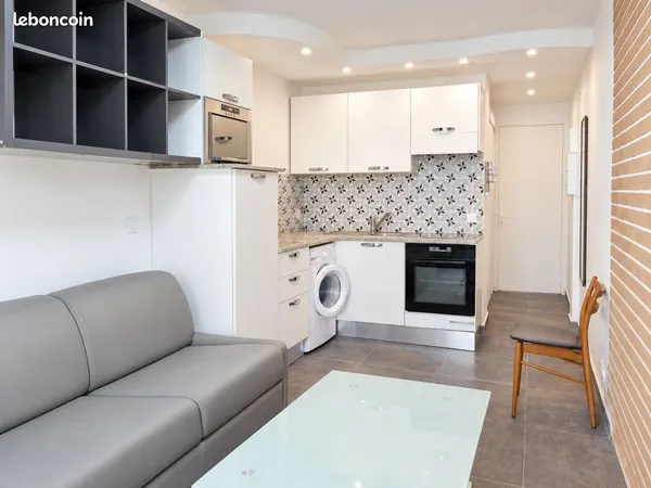 Studio 21 m² avec balcon Rue Caffarelli, Nice