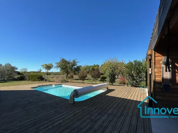 Vends maison - 99.11 m² - 4 pièces, 3 chambres - Grisolles 82170
