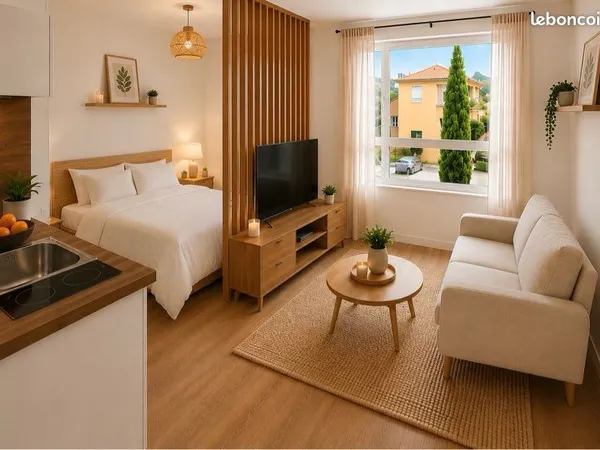 Studio 25 m² meublé - Sens - proche toutes commodités