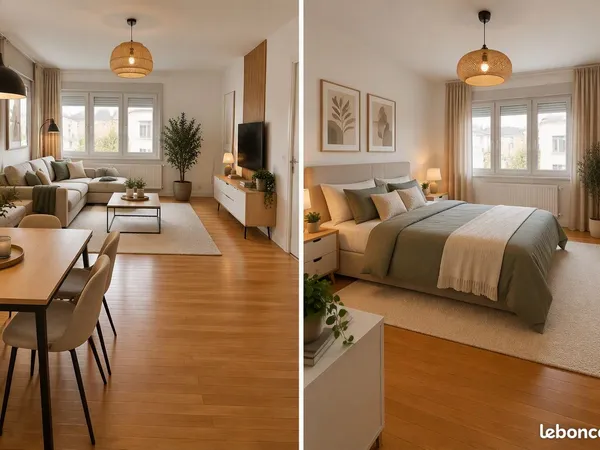 Appartement spacieux et lumineux 93m2 hyper-centre ville