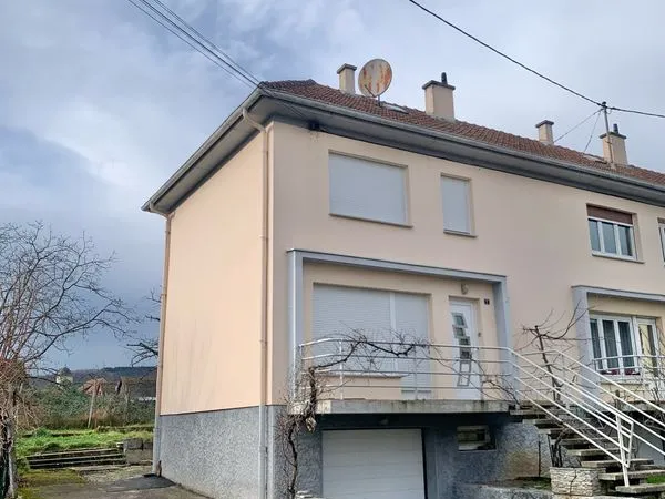 Marlenheim - Maison Mitoyenne de 80,65 m² avec jardin et garage - MARLENHEIM