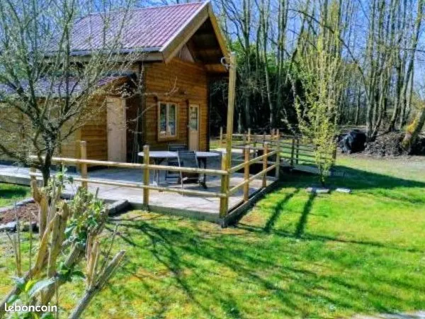 Chalet meublé tout confort en pleine nature - idéal cure thermale ou séjour pro