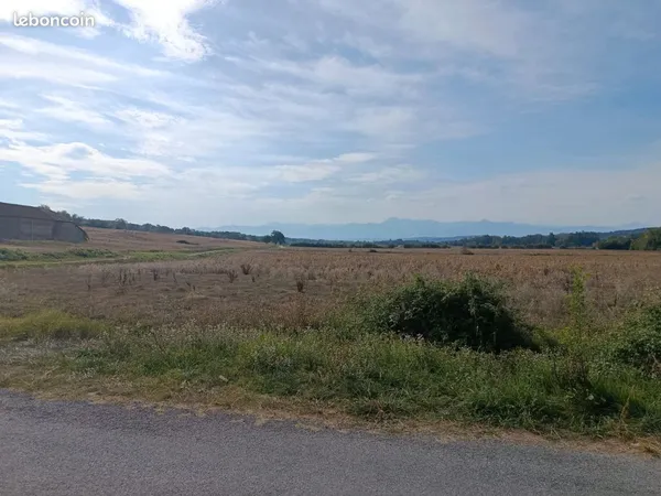 Terrain à bâtir avec vue sur Pyrénées