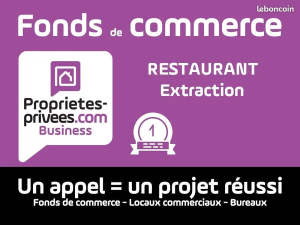 Fonds de commerce restaurant 735 m²