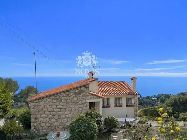 Co Exclusivite - Vente - Maison Vue Mer Panoramique Et Vue Eze Village - Fort Potentiel