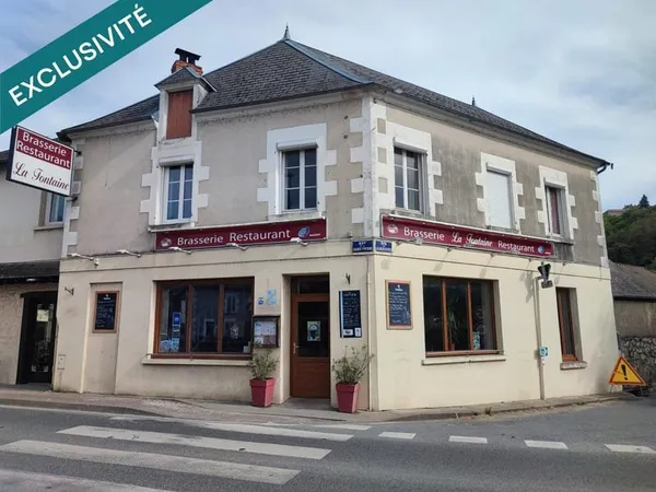 VENTE MURS COMMERCE OCCUPE AVEC APPARTEMENT AU DESSUS A RENOVER