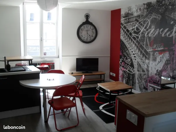 T1 bis 43 m² meublé centre de Vannes libre début novembre