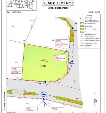 Terrain 364 m² Artzenheim