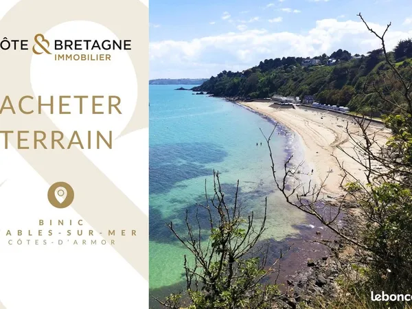 Terrain 1350 m² Binic-Étables-sur-Mer