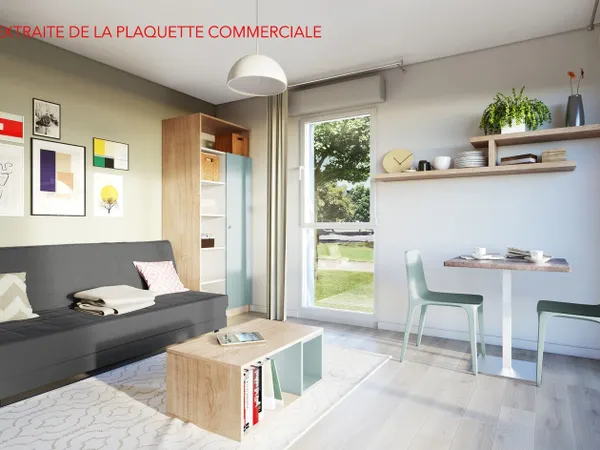Appartement 2 pièces 38 m²