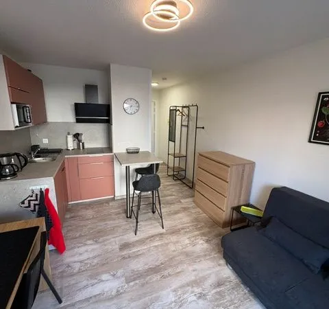 Studio meublé 20m2 avec balcon
