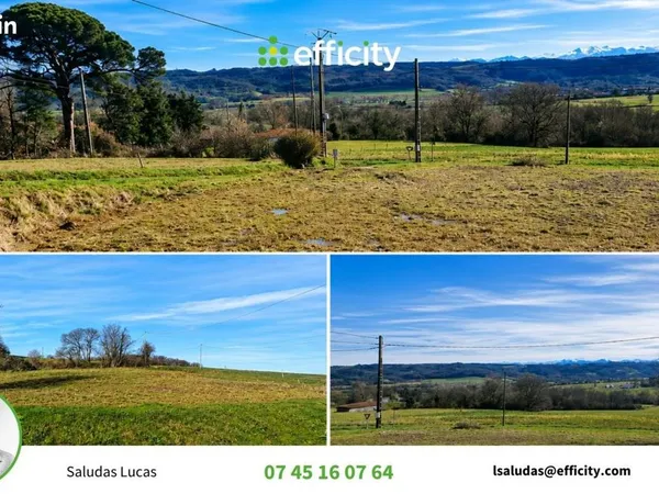 Terrain 2 390 m² Eup