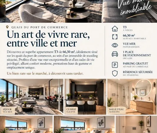 Appartement 72 m² BREST