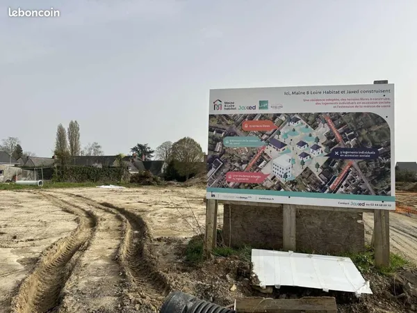 Terrain 307 m² Les Hauts D Anjou