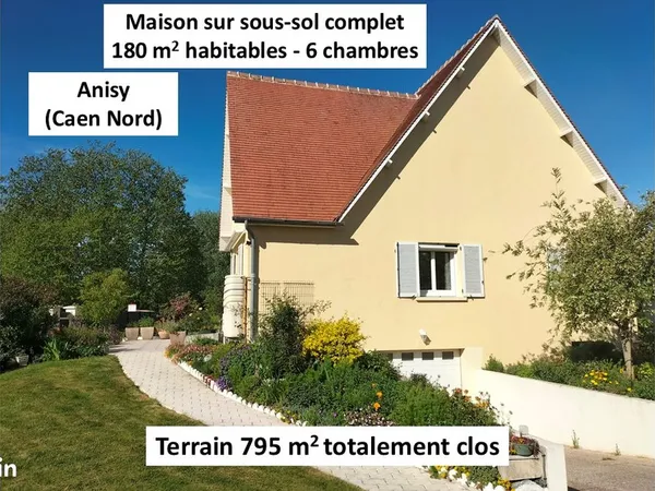 Grande maison traditionnelle - 180 m2 habitables (6 chambres dont 2 au rdc) sur sous-sol complet - t