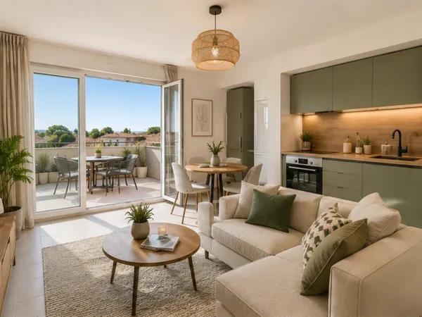 FRÉJUS  T2 NEUF AVEC TERRASSE, PROCHE DU LITTORAL