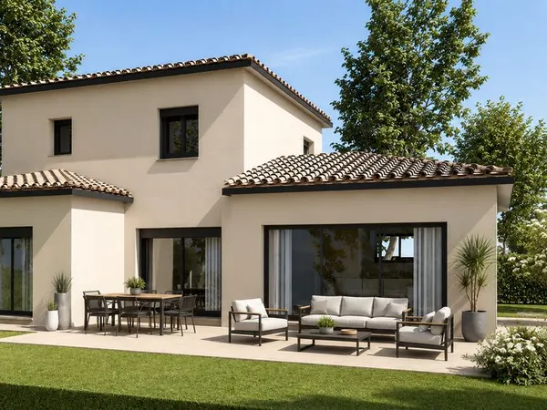 Terrain + Maison neuve 95m2 - Montoison