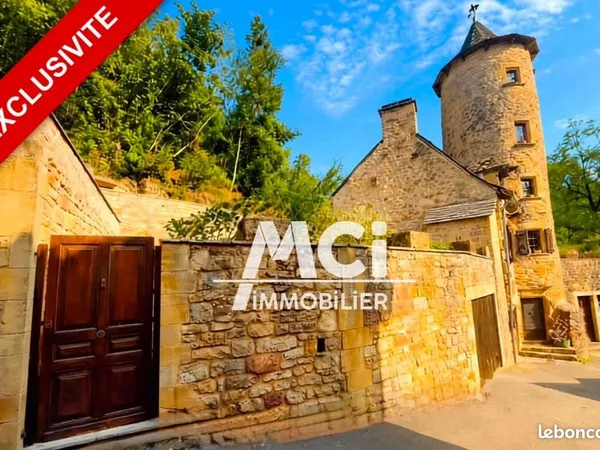 EXCLUSIVITE MCI IMMOBILIER Bien Unique à Bozouls, Propriété atypique avec piscine et nombreuses terr