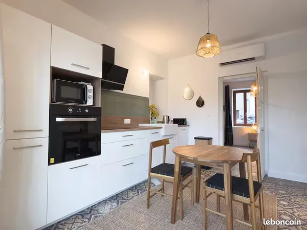 T2 meublé avec terrasse privative à Saint-Didier-sur-Chalaronne