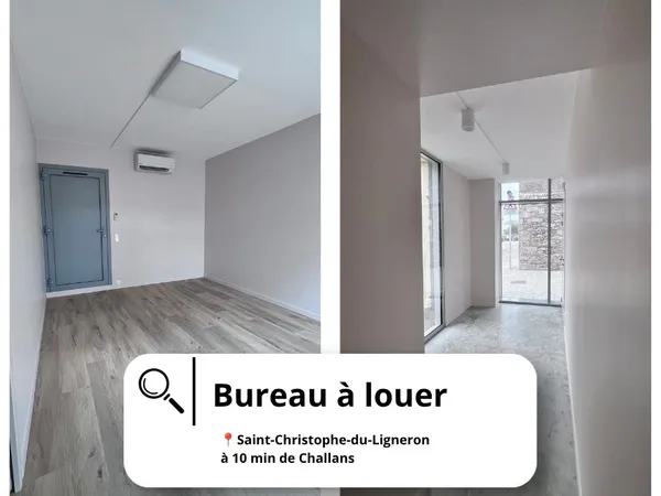 🏢 Bureau / Cabinet PMR de 31 m² à louer - Centre de Saint-Christophe-du-Ligneron