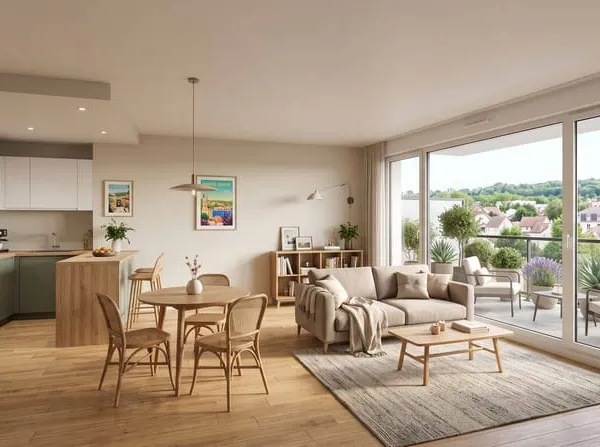 Appartement 3 pièces 69 m²