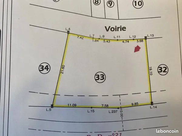 Terrain 515 m² Draguignan
