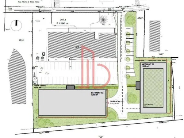 Bureaux 2000 m²