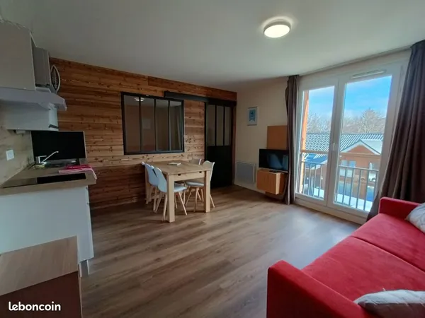 Appartement à la montagne, Résidence avec piscine, sauna, hammam et parking