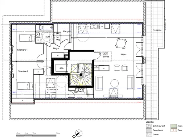 Appartement T4 de 130 m2