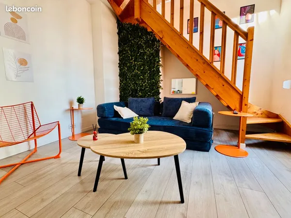 T2 Duplex Meublé - Sans Frais d'Agence